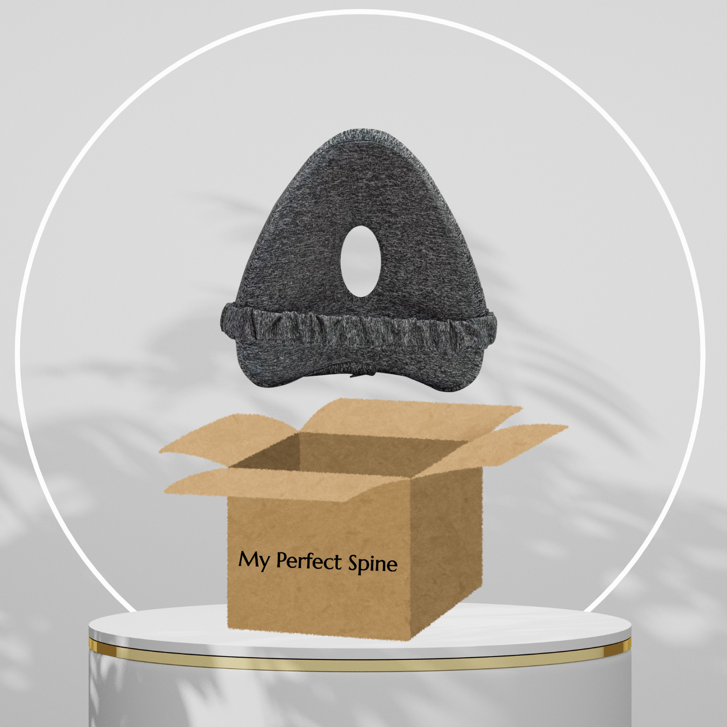 Memory Foam Knee Support Pillow - Black