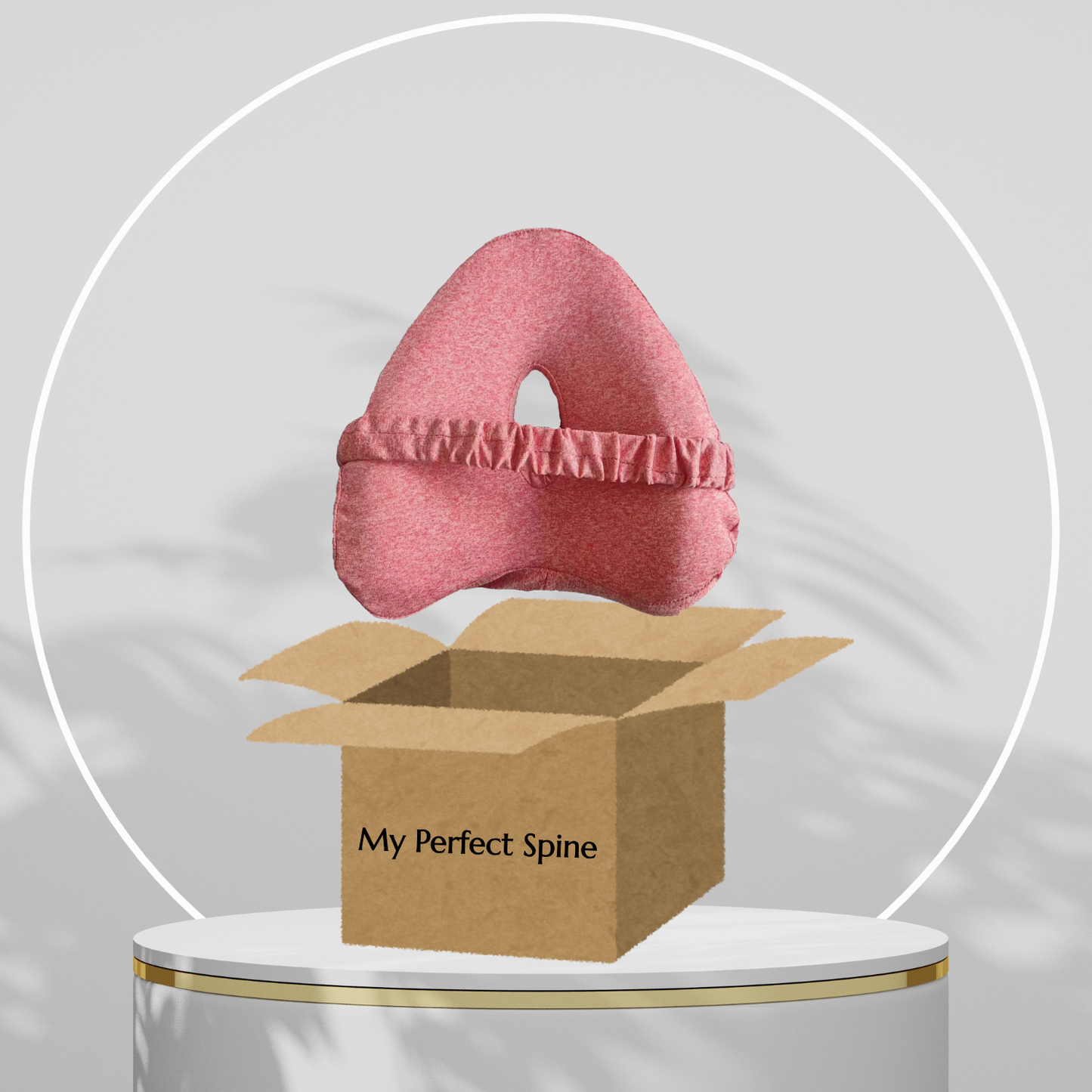 Memory Foam Knee Support Pillow - Pink