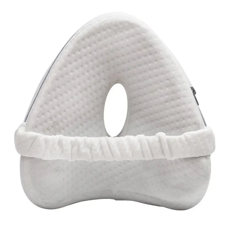 Memory Foam Knee Support Pillow - Light Gray