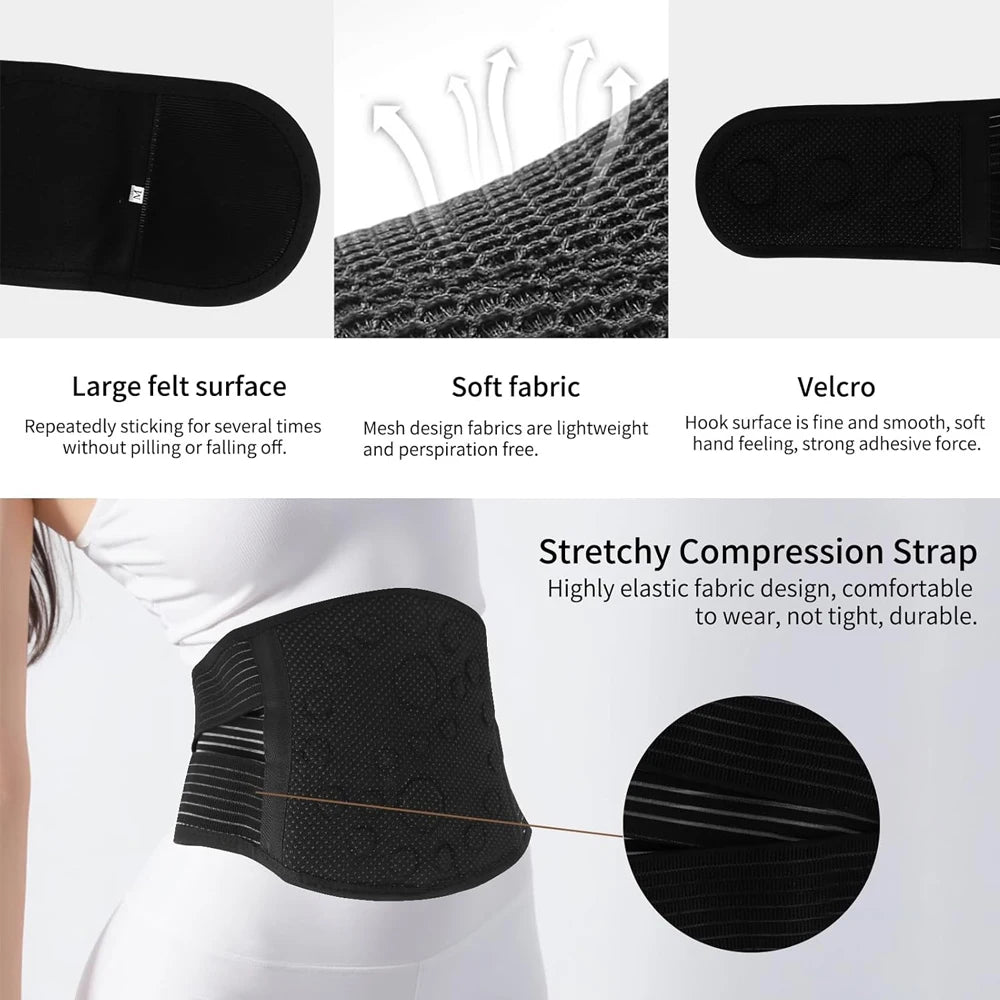 Thermal Mag Lumbar Belt - Gray
