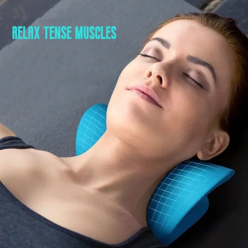 Cervical Massage Traction Pillow - Purple