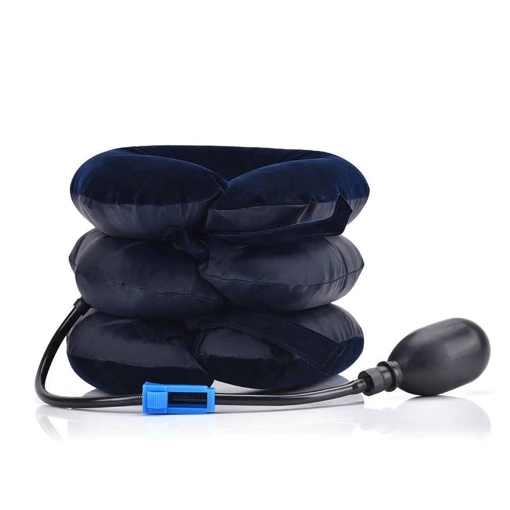 Inflatable Neck Traction Device - Coffee