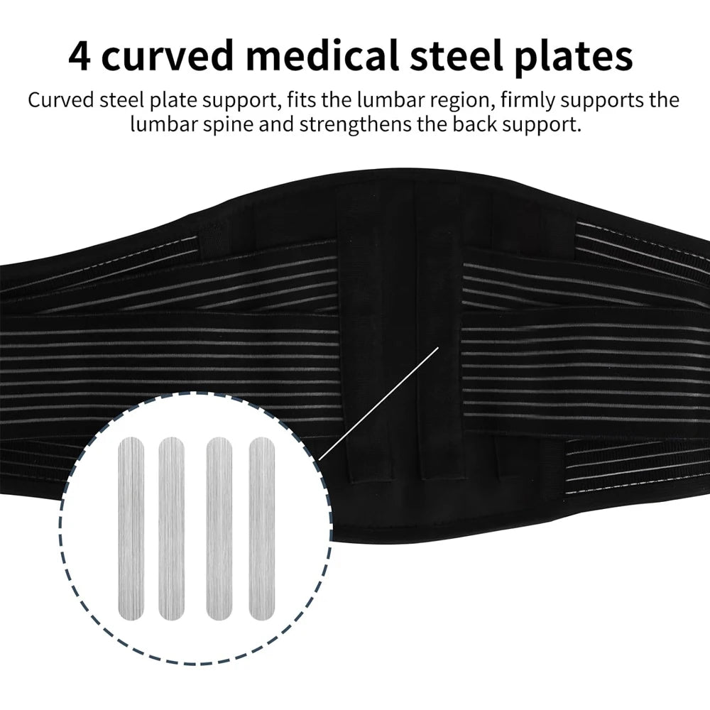 Thermal Mag Lumbar Belt - Gray