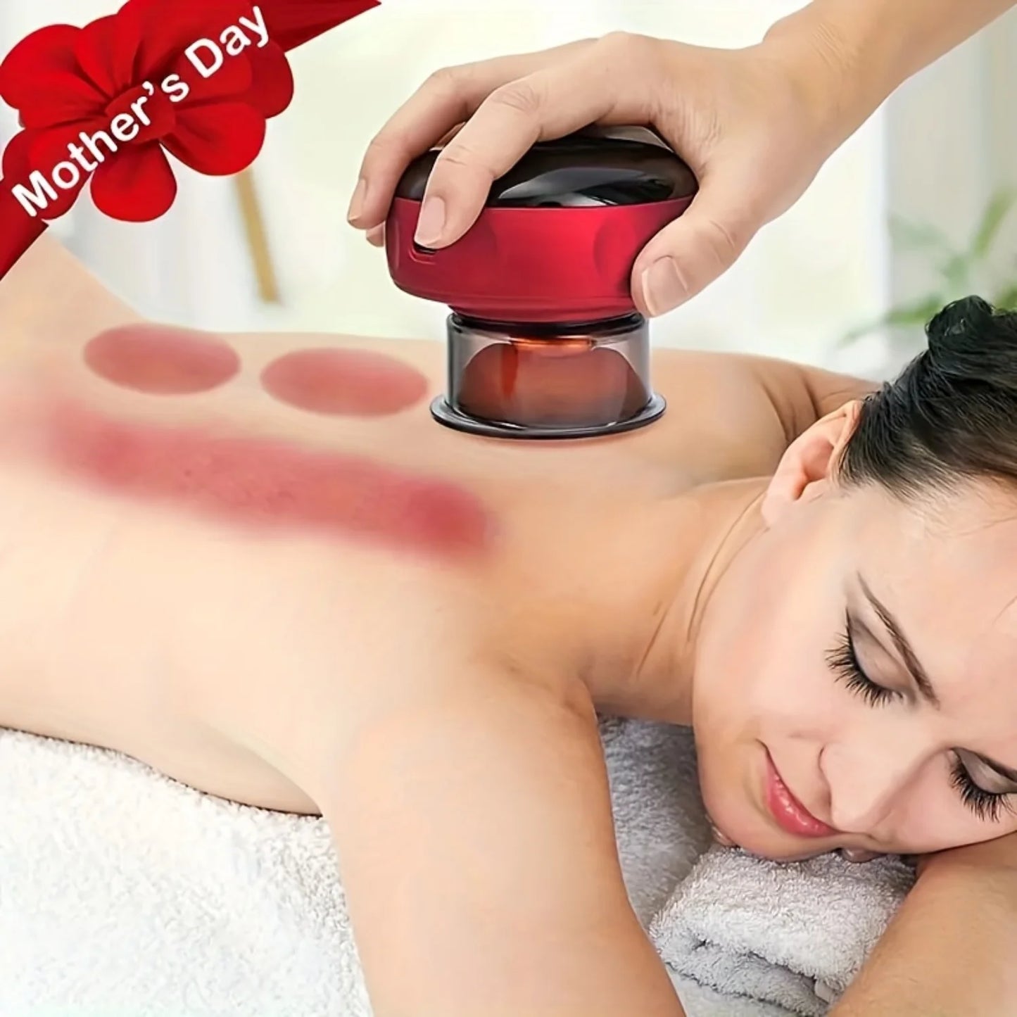 Portable Cupping & Gua Sha Massager - Black