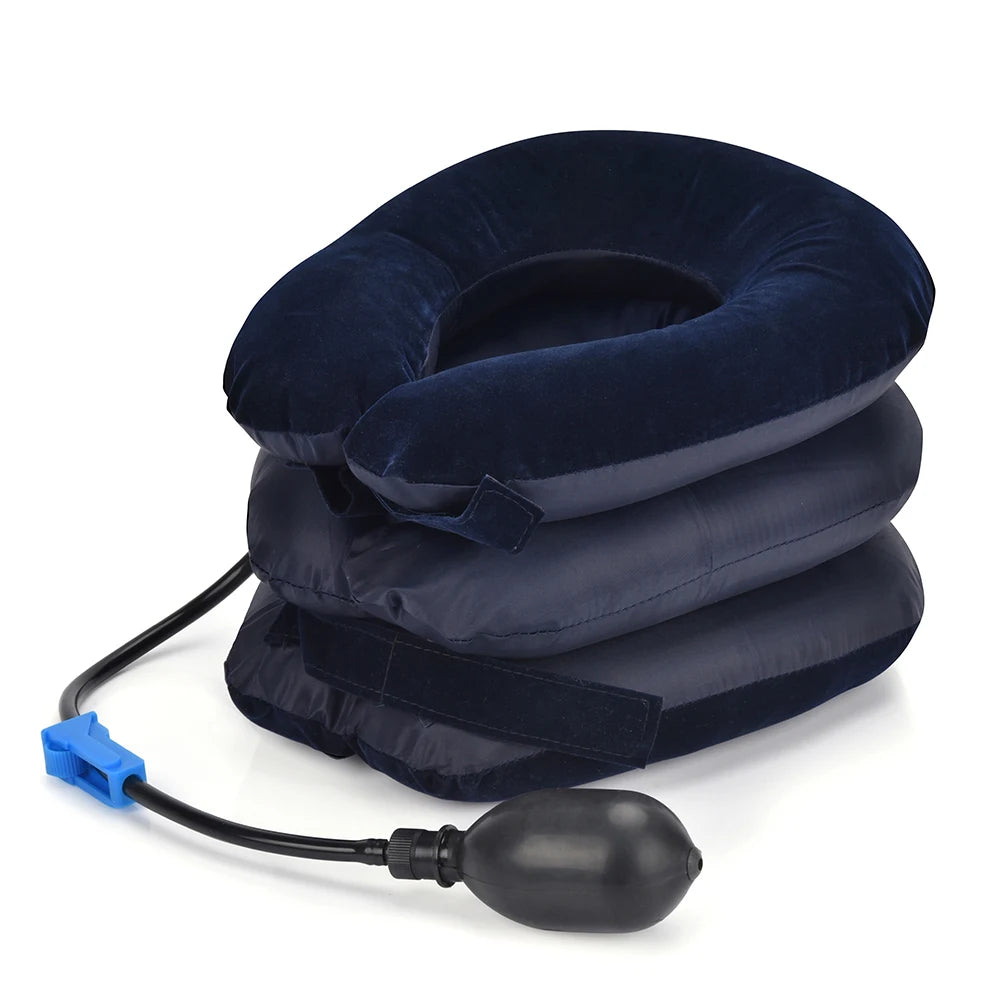 Inflatable Neck Traction Device - Coffee