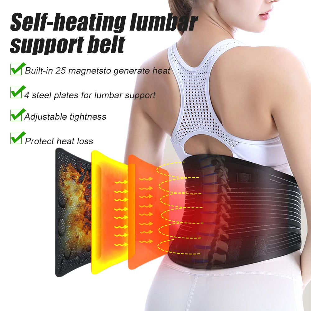 Thermal Mag Lumbar Belt - Gray