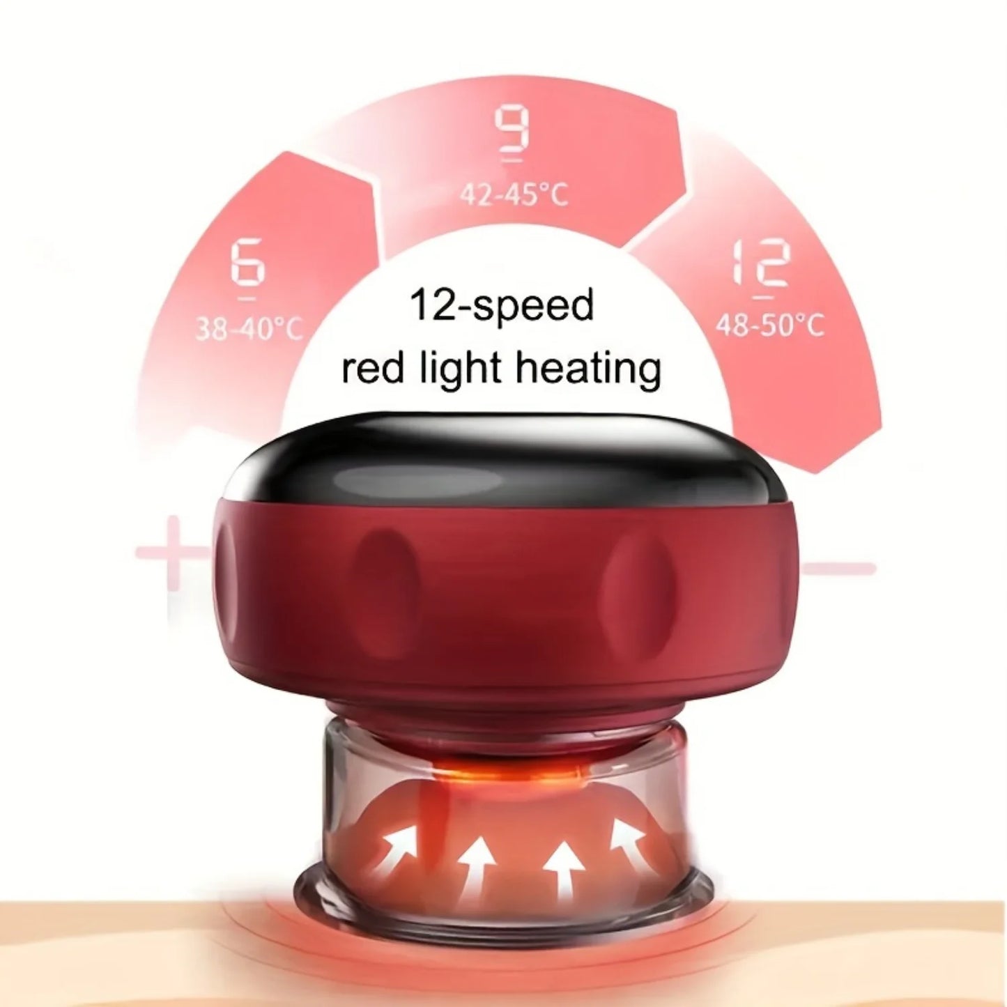 Portable Cupping & Gua Sha Massager - Black