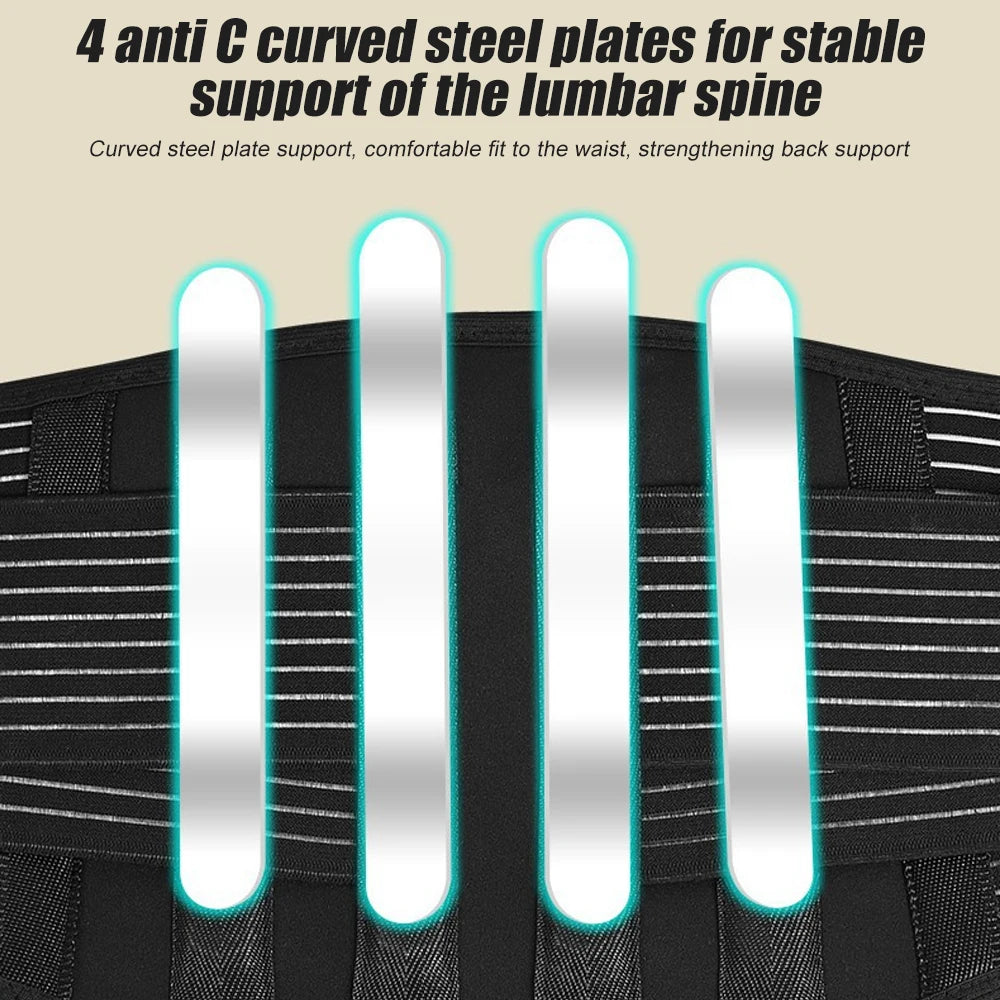 Thermal Mag Lumbar Belt - Gray