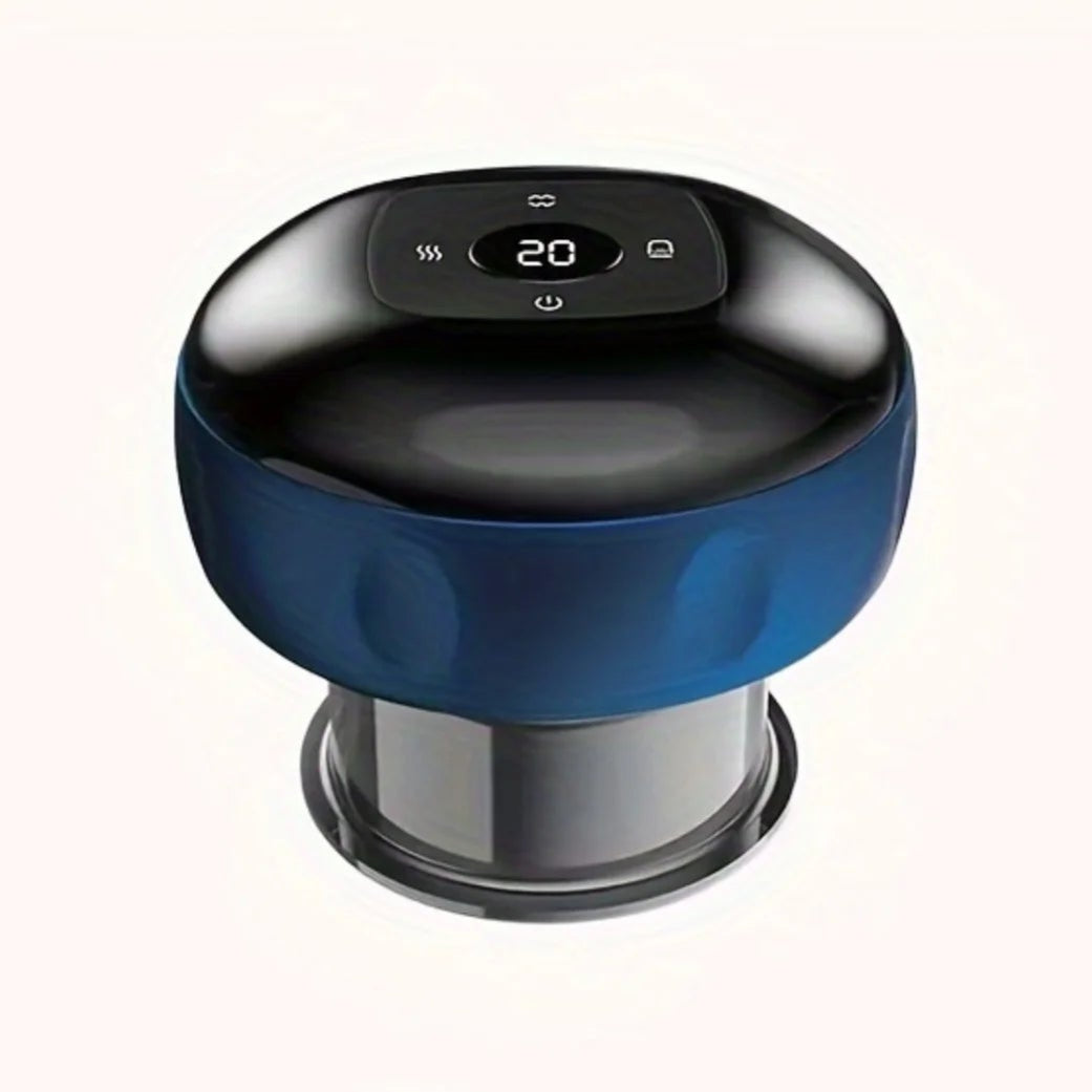 Portable Cupping & Gua Sha Massager - Black