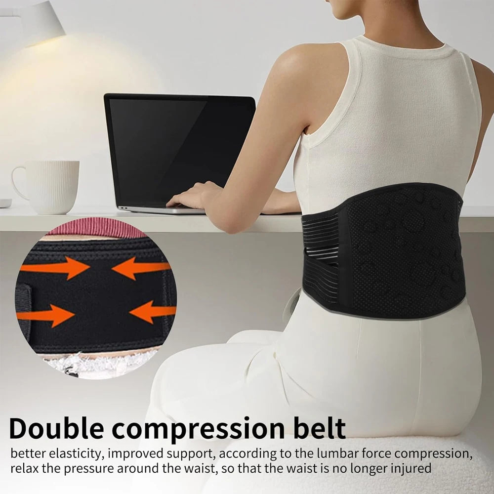Thermal Mag Lumbar Belt - Gray