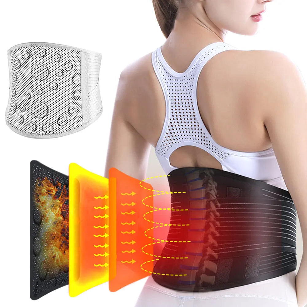 Thermal Mag Lumbar Belt - Gray