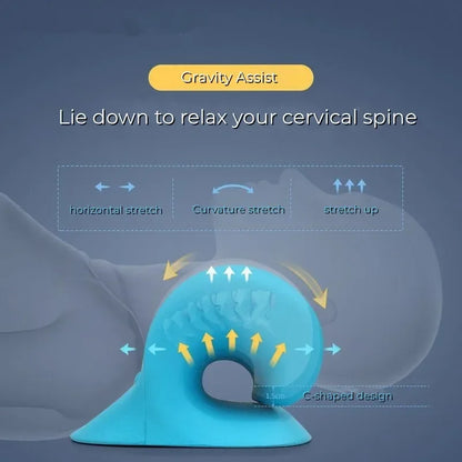 Cervical Massage Traction Pillow - Purple